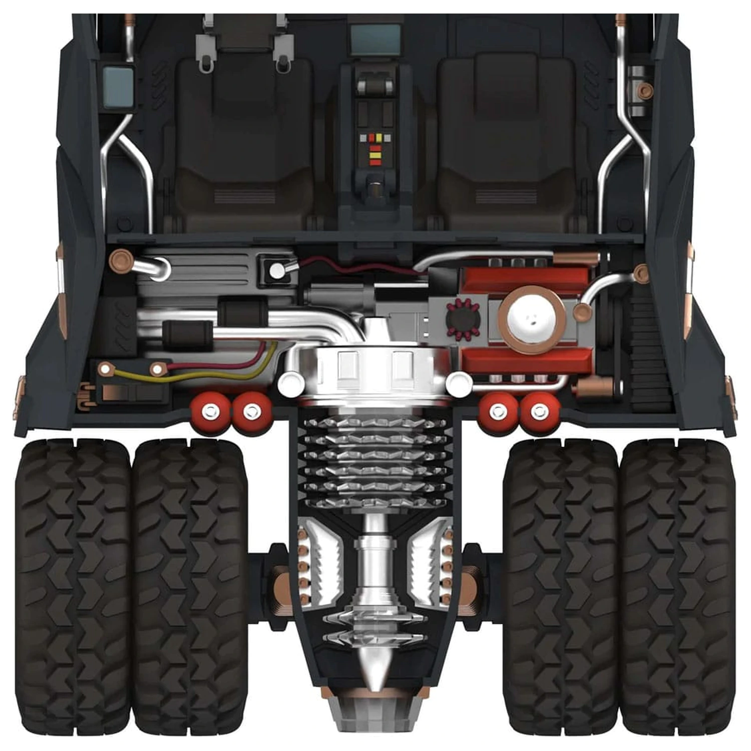 Batman 1989 Super Cyborg jármű Batmobile Tumbler (Full Color) 33 cm  termékfotó