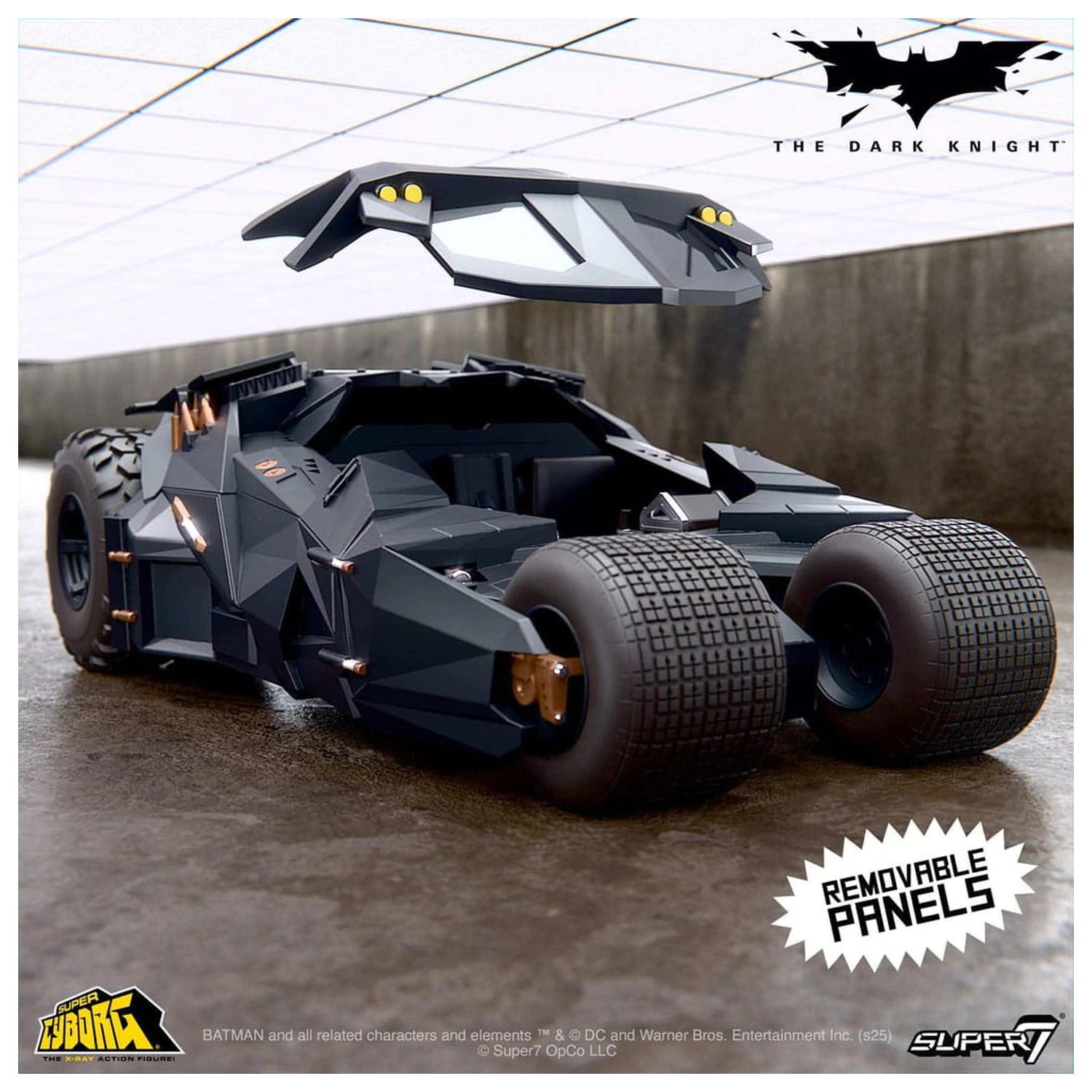 Batman 1989 Super Cyborg jármű Batmobile Tumbler (Full Color) 33 cm  termékfotó