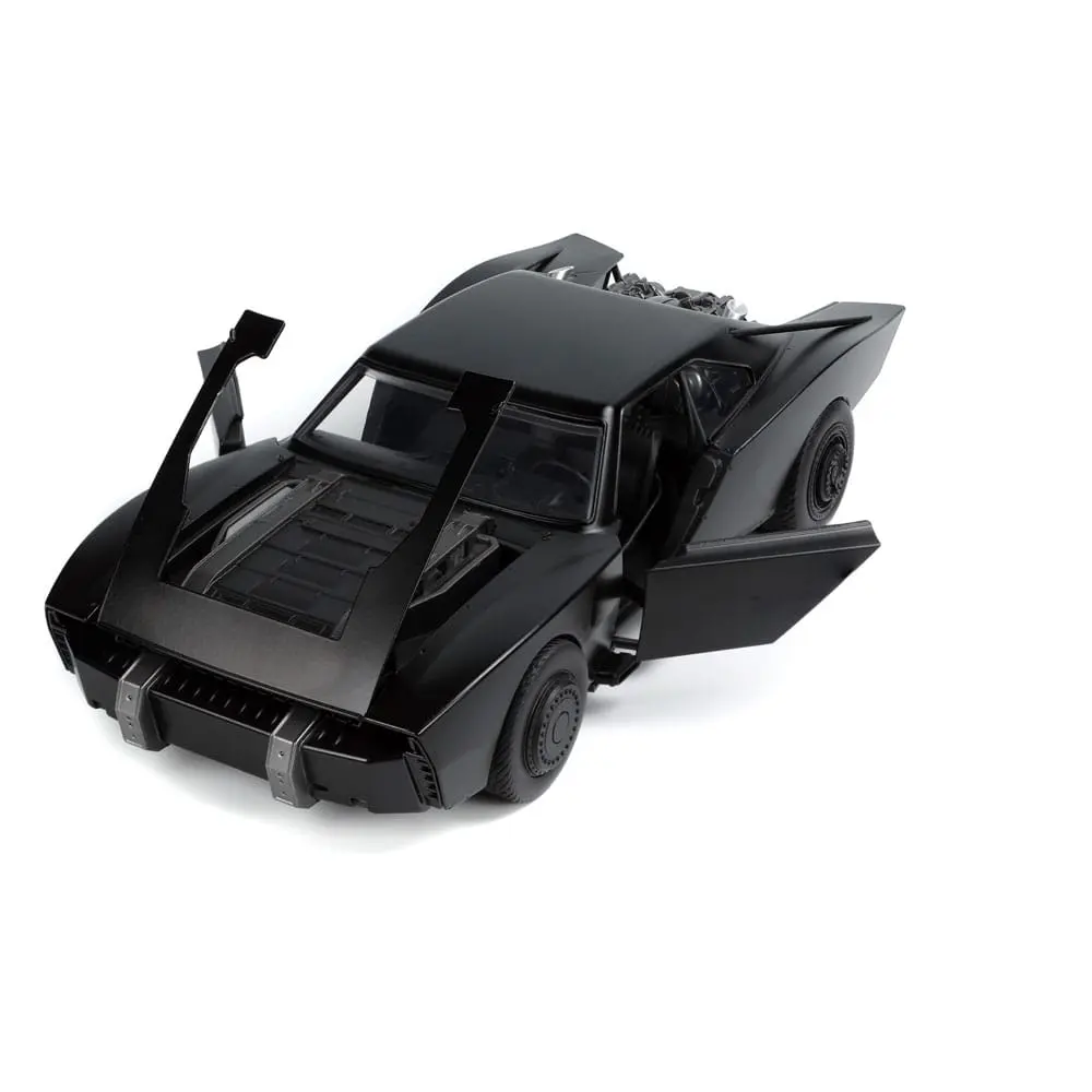 Batman 2022 Hollywood Rides Diecast Model 1/18 2022 Batmobile és figura termékfotó