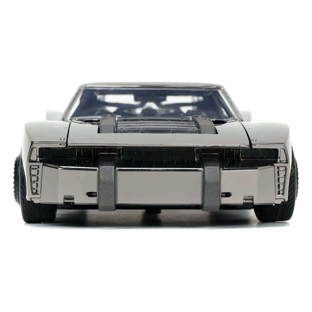 Batman 2022 Hollywood Rides Diecast Model 1/24 2022 Batmobil Black Chrome Convention Exkluzív és figura termékfotó