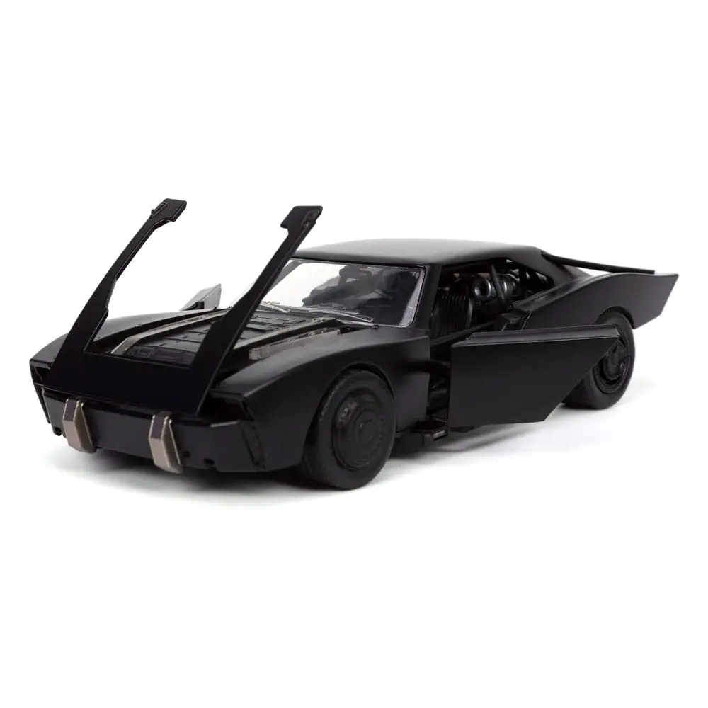 Batman 2022 Hollywood Rides Diecast Model 1/24 2022 Batmobile és figura termékfotó