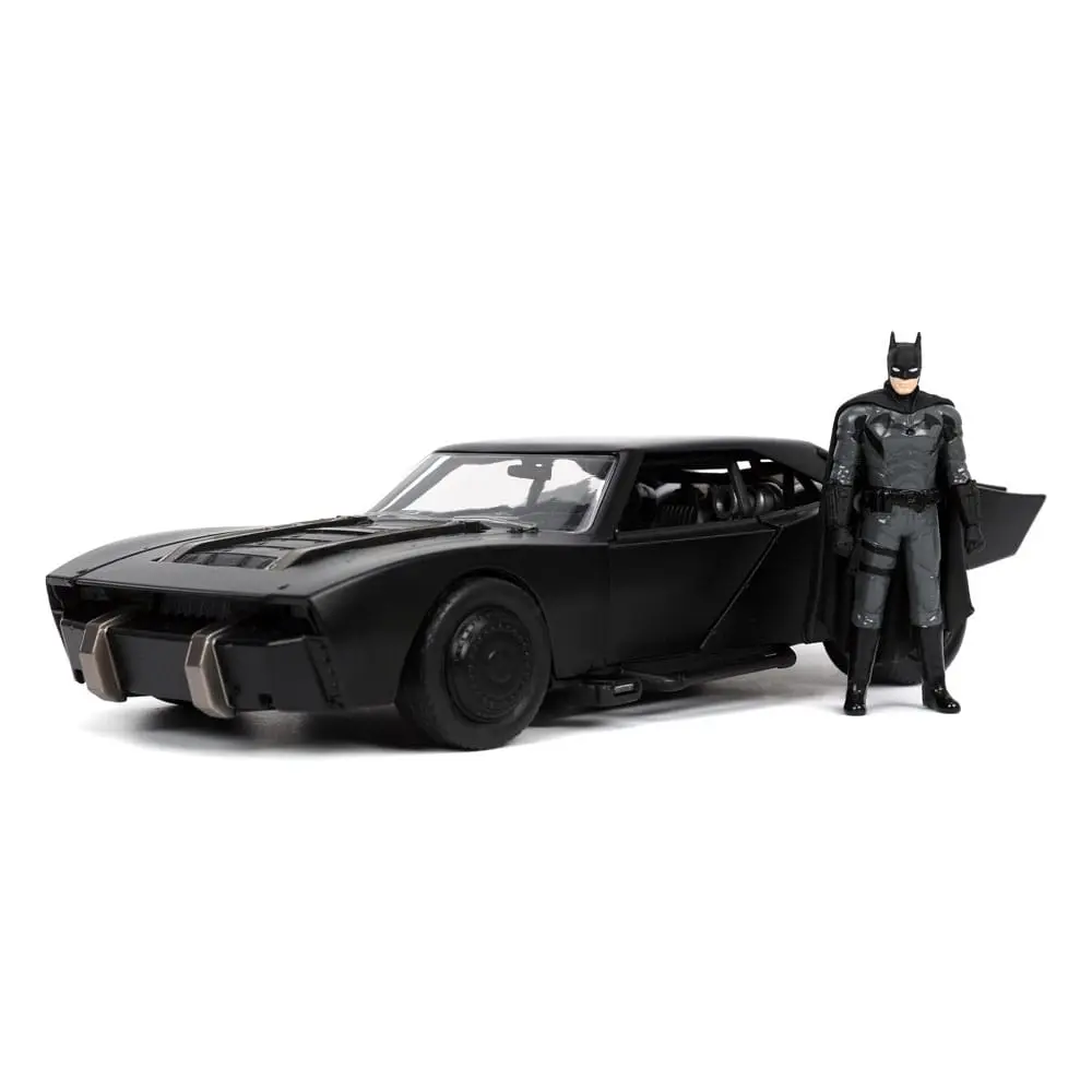 Batman 2022 Hollywood Rides Diecast Model 1/24 2022 Batmobile és figura termékfotó