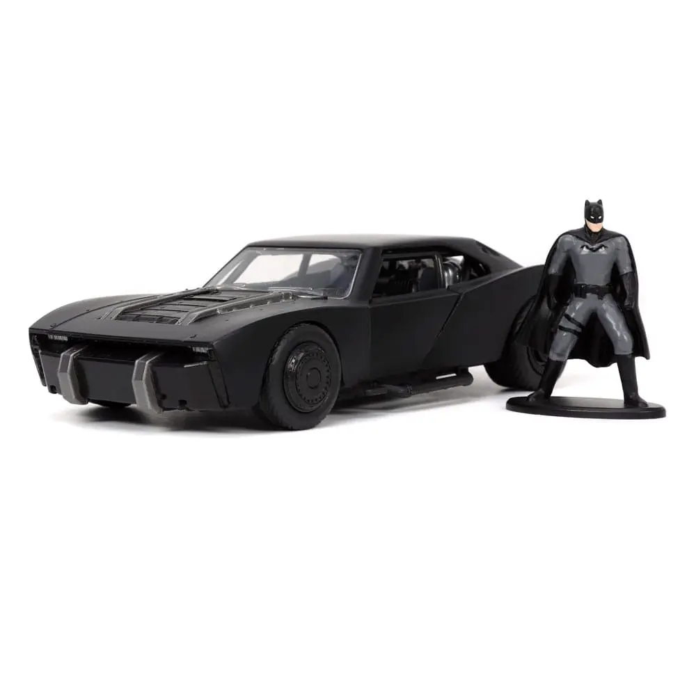 Batman 2022 Hollywood Rides Diecast Model 1/32 2022 Batmobile és figura termékfotó