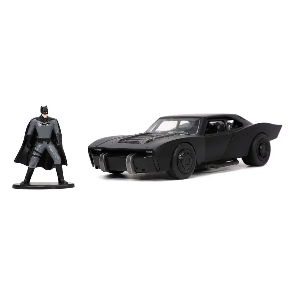 Batman 2022 Hollywood Rides Diecast Model 1/32 2022 Batmobile és figura termékfotó