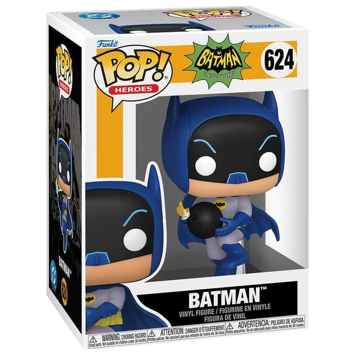 Batman 66 Funko POP! Heroes Vinyl figura Batman with Bomb 9 cm termékfotó