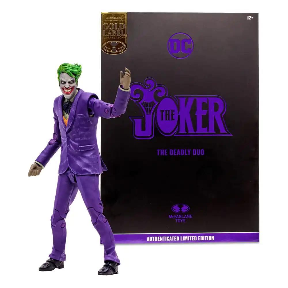 Batman &amp; The Joker: The Deadly Duo DC Multiverse The Joker (Gold Label) akciófigura 18 cm termékfotó