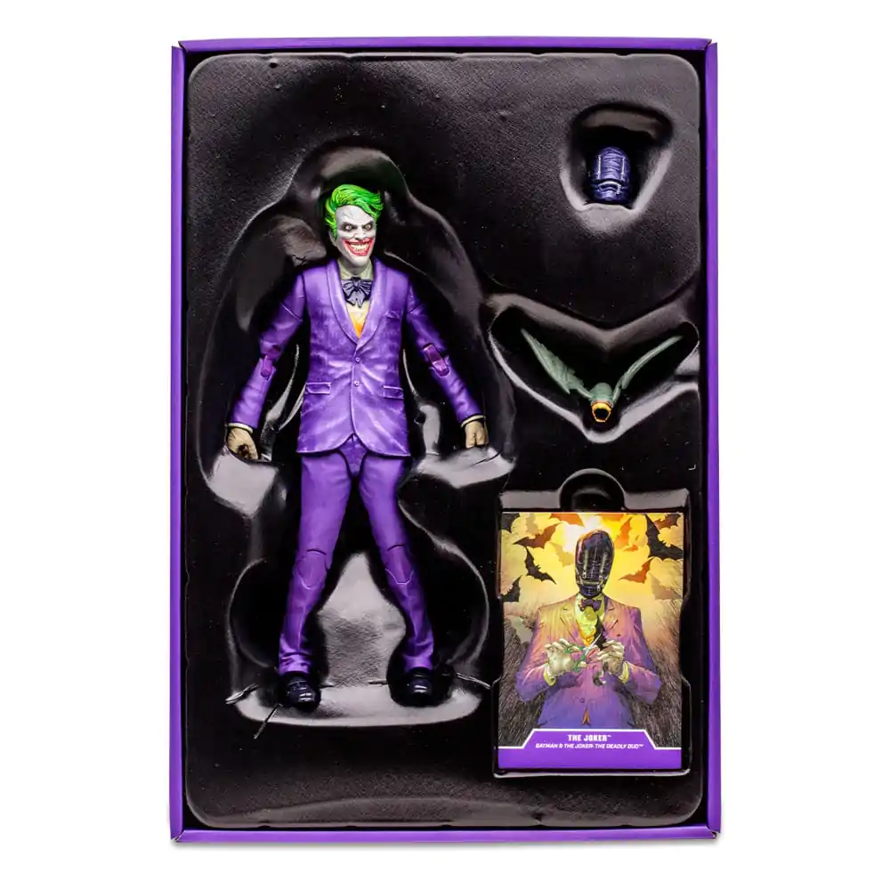 Batman &amp; The Joker: The Deadly Duo DC Multiverse The Joker (Gold Label) akciófigura 18 cm termékfotó