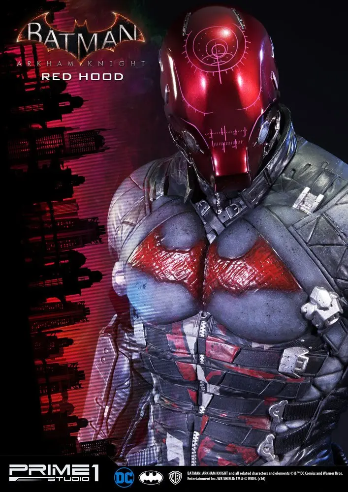 Batman Arkham Knight 1/3 Red Hood szobor figura 82 cm termékfotó