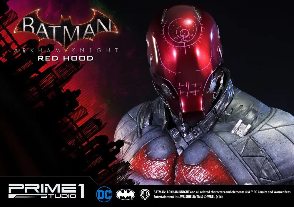 Batman Arkham Knight 1/3 Red Hood szobor figura 82 cm termékfotó