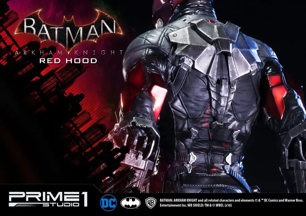 Batman Arkham Knight 1/3 Red Hood szobor figura 82 cm termékfotó
