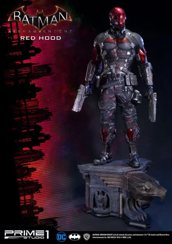 Batman Arkham Knight 1/3 Red Hood szobor figura 82 cm termékfotó