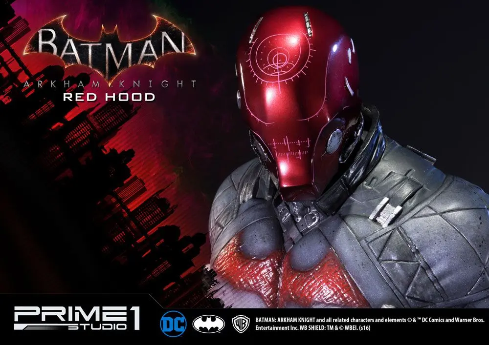 Batman Arkham Knight 1/3 Red Hood szobor figura 82 cm termékfotó