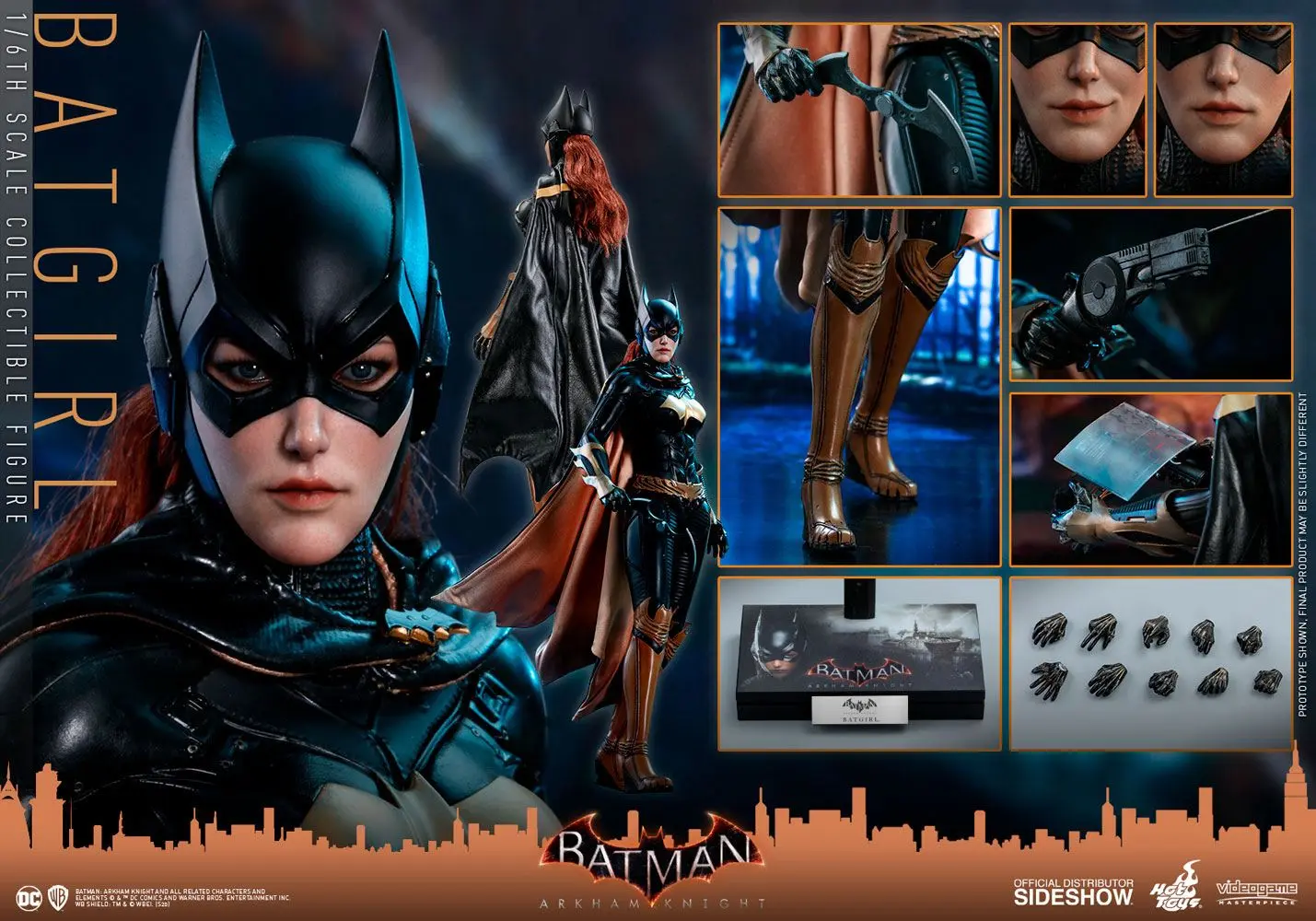 Batman Arkham Knight Videogame Masterpiece 1/6 Batgirl akciófigura 30 cm termékfotó