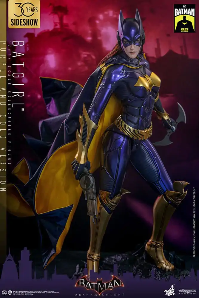 Batman Arkham Knight Videogame Masterpiece 1/6 Batgirl (Purple and Gold Version) Exkluzív akciófigura 30 cm termékfotó