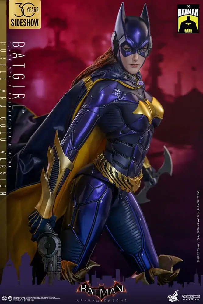 Batman Arkham Knight Videogame Masterpiece 1/6 Batgirl (Purple and Gold Version) Exkluzív akciófigura 30 cm termékfotó