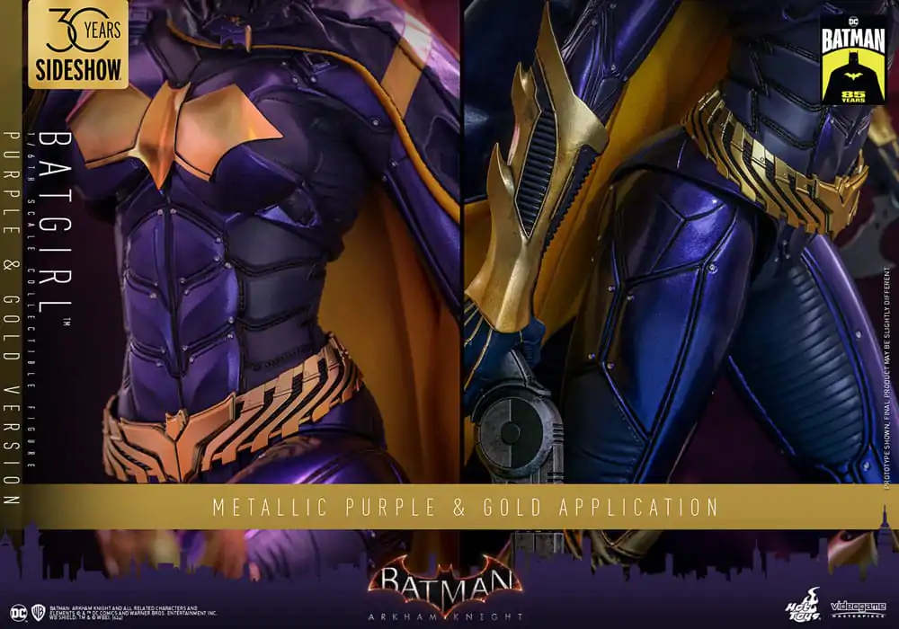 Batman Arkham Knight Videogame Masterpiece 1/6 Batgirl (Purple and Gold Version) Exkluzív akciófigura 30 cm termékfotó