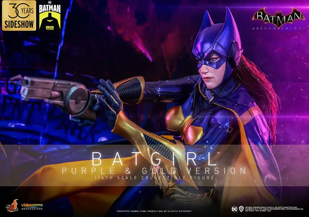 Batman Arkham Knight Videogame Masterpiece 1/6 Batgirl (Purple and Gold Version) Exkluzív akciófigura 30 cm termékfotó