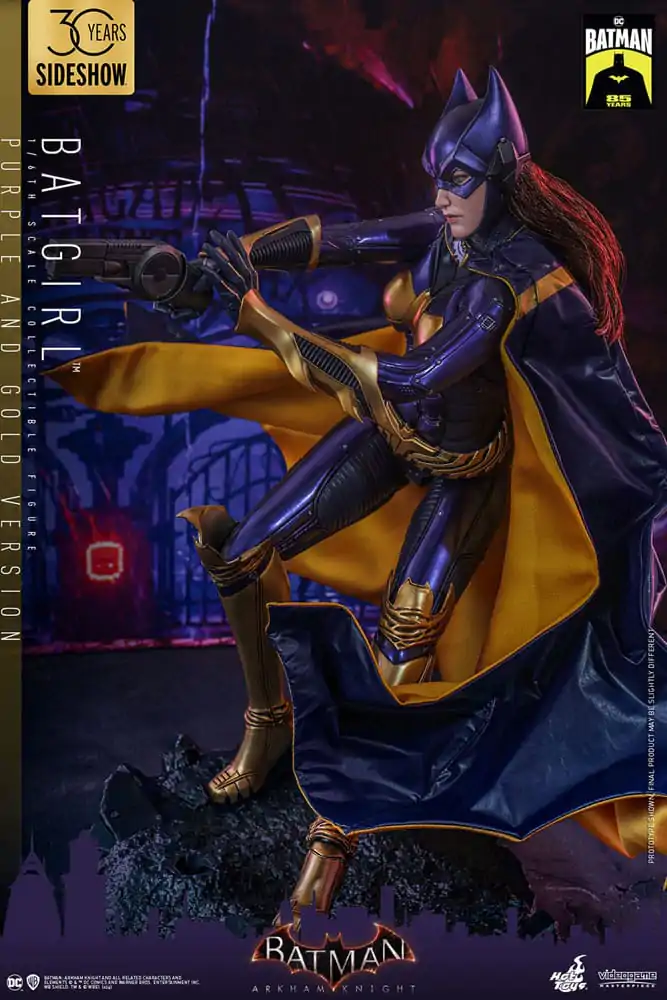 Batman Arkham Knight Videogame Masterpiece 1/6 Batgirl (Purple and Gold Version) Exkluzív akciófigura 30 cm termékfotó