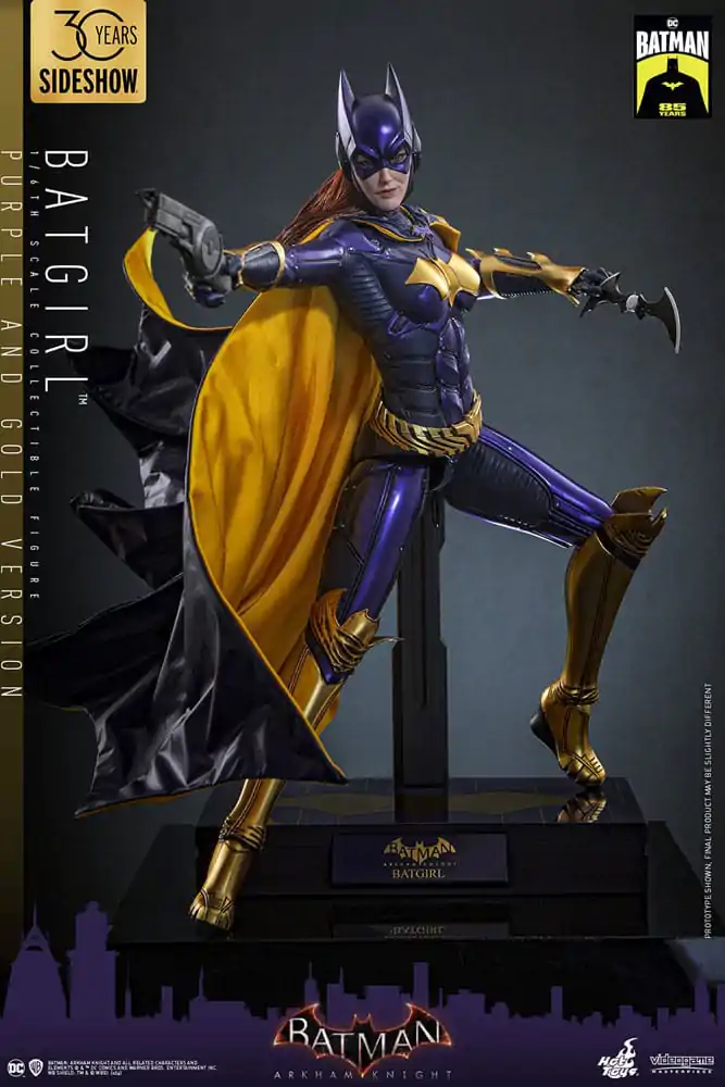 Batman Arkham Knight Videogame Masterpiece 1/6 Batgirl (Purple and Gold Version) Exkluzív akciófigura 30 cm termékfotó