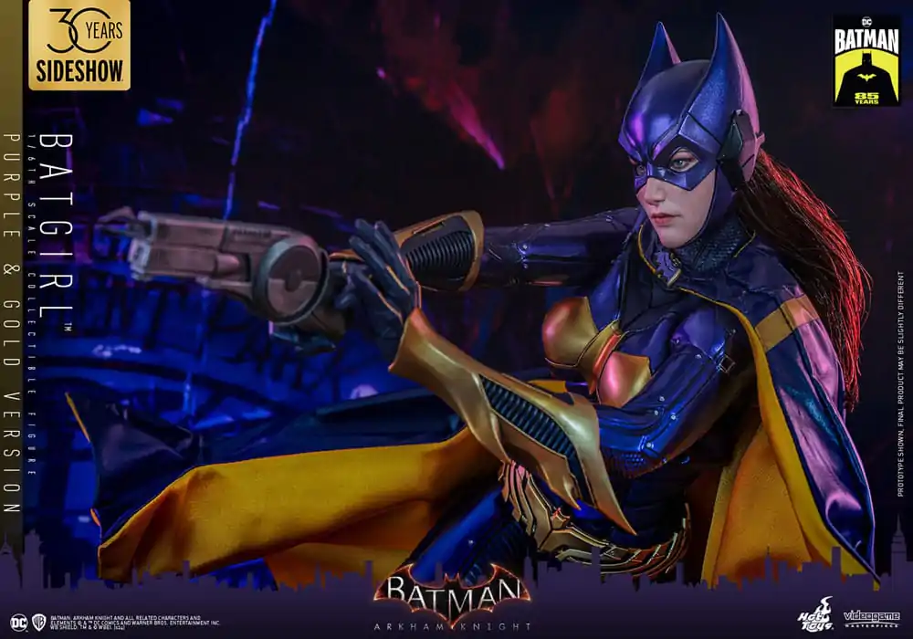 Batman Arkham Knight Videogame Masterpiece 1/6 Batgirl (Purple and Gold Version) Exkluzív akciófigura 30 cm termékfotó