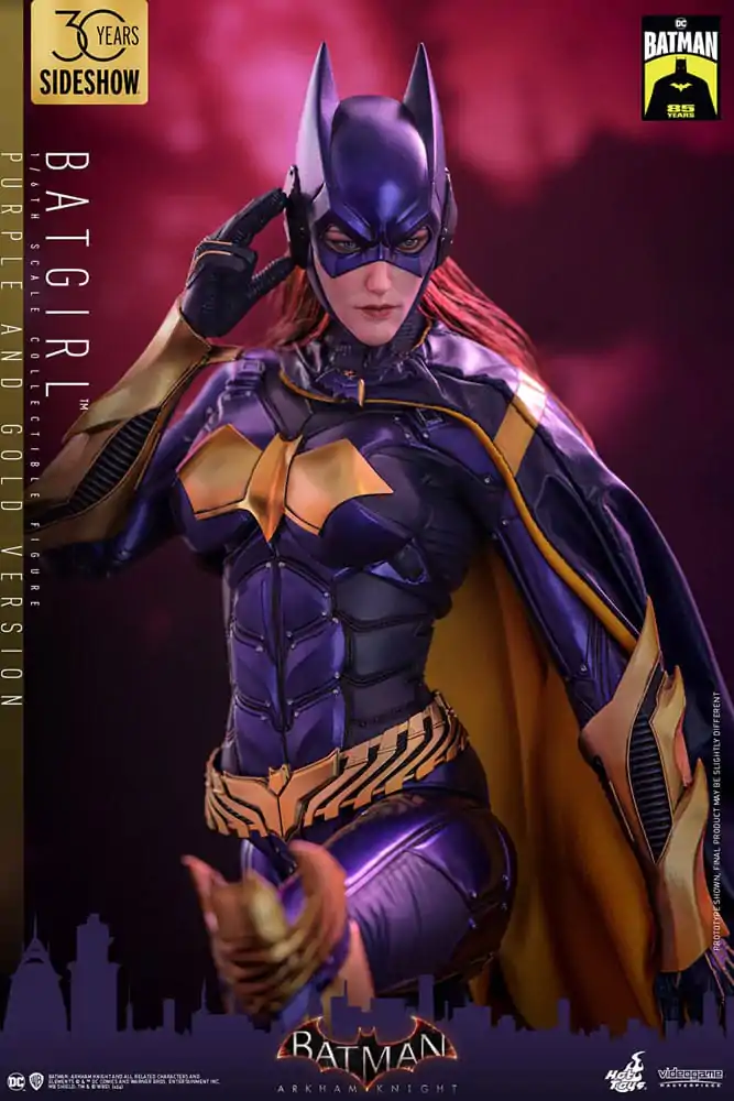 Batman Arkham Knight Videogame Masterpiece 1/6 Batgirl (Purple and Gold Version) Exkluzív akciófigura 30 cm termékfotó