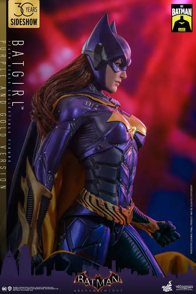 Batman Arkham Knight Videogame Masterpiece 1/6 Batgirl (Purple and Gold Version) Exkluzív akciófigura 30 cm termékfotó