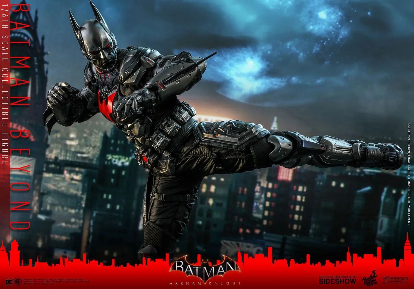 Batman Arkham Knight Videogame Masterpiece 1/6 Batman Beyond akciófigura 35 cm termékfotó