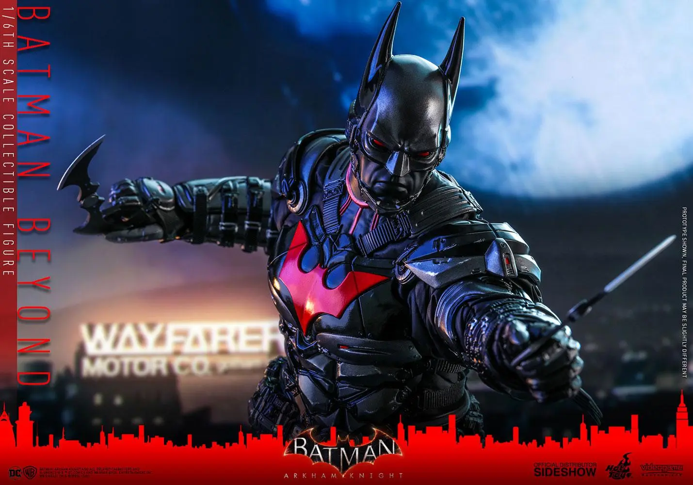 Batman Arkham Knight Videogame Masterpiece 1/6 Batman Beyond akciófigura 35 cm termékfotó