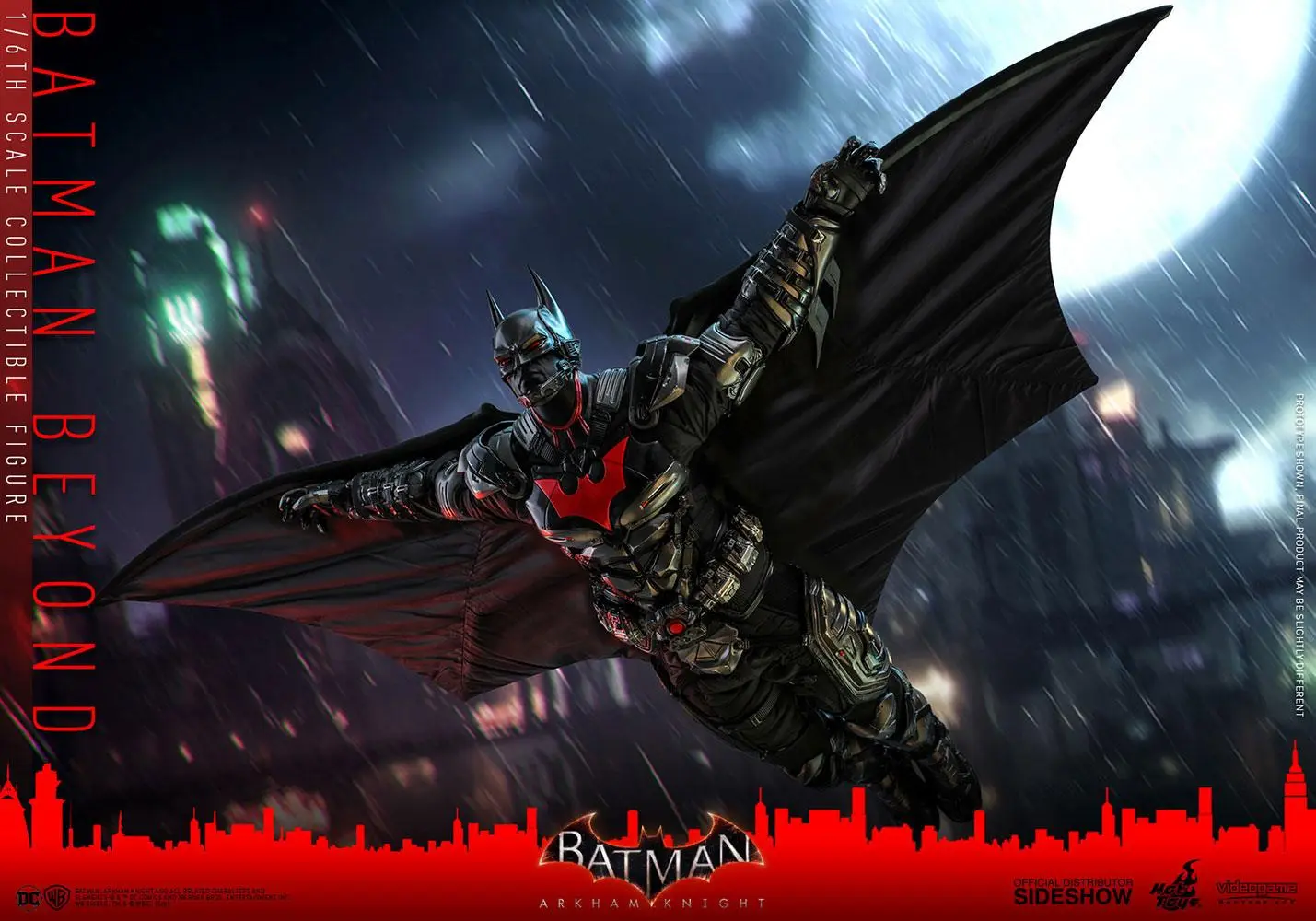 Batman Arkham Knight Videogame Masterpiece 1/6 Batman Beyond akciófigura 35 cm termékfotó