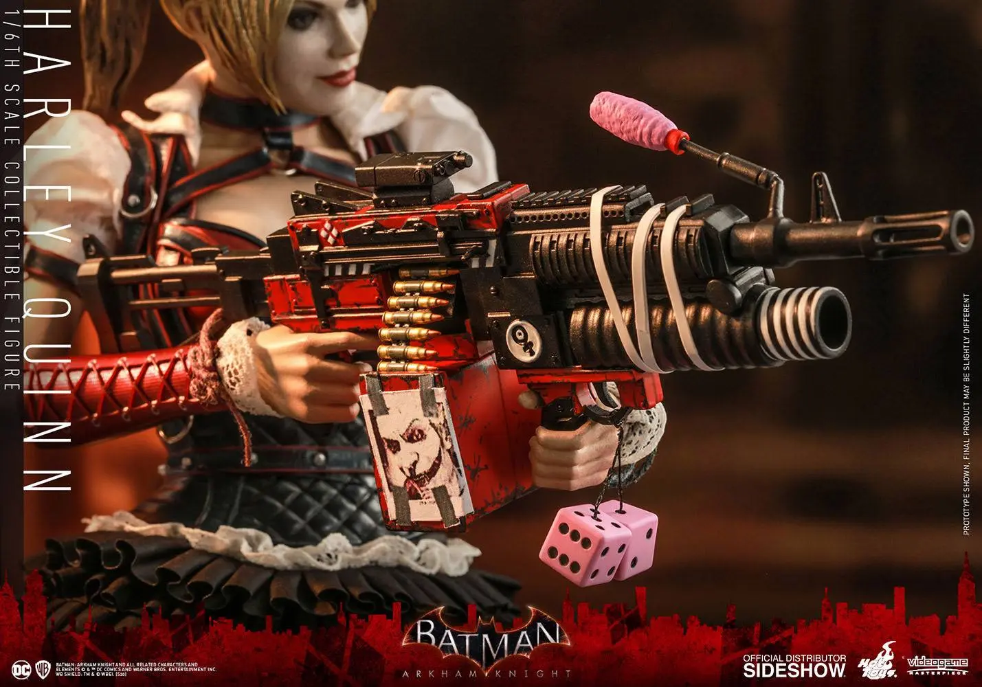 Batman Arkham Knight Videogame Masterpiece 1/6 Harley Quinn akciófigura 30 cm termékfotó