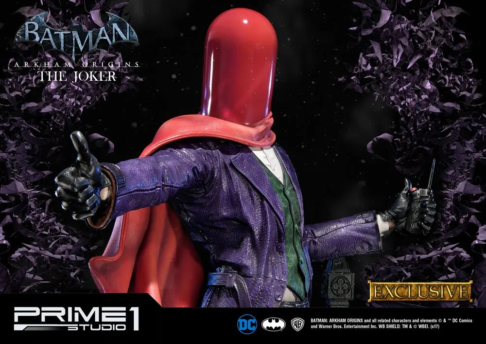 Batman Arkham Origins szobor figura The Joker Exkluzív 86 cm termékfotó