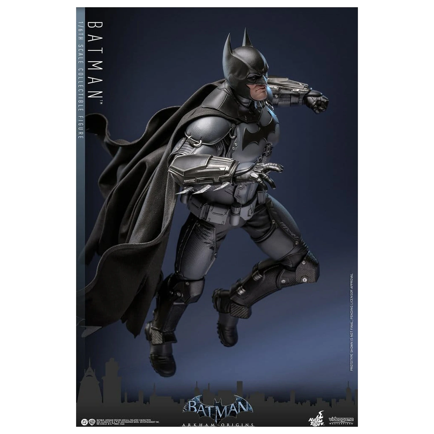 Batman Arkham Origins Videogame Masterpiece 1/6 Batman akciófigura 33 cm termékfotó