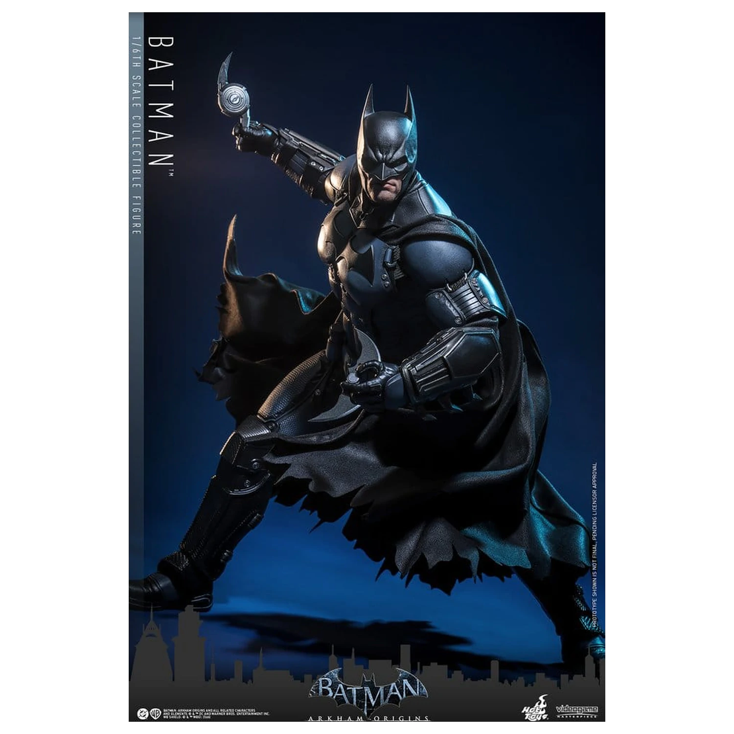 Batman Arkham Origins Videogame Masterpiece 1/6 Batman akciófigura 33 cm termékfotó
