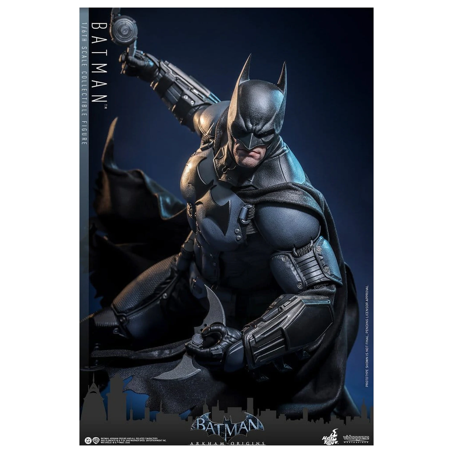 Batman Arkham Origins Videogame Masterpiece 1/6 Batman akciófigura 33 cm termékfotó