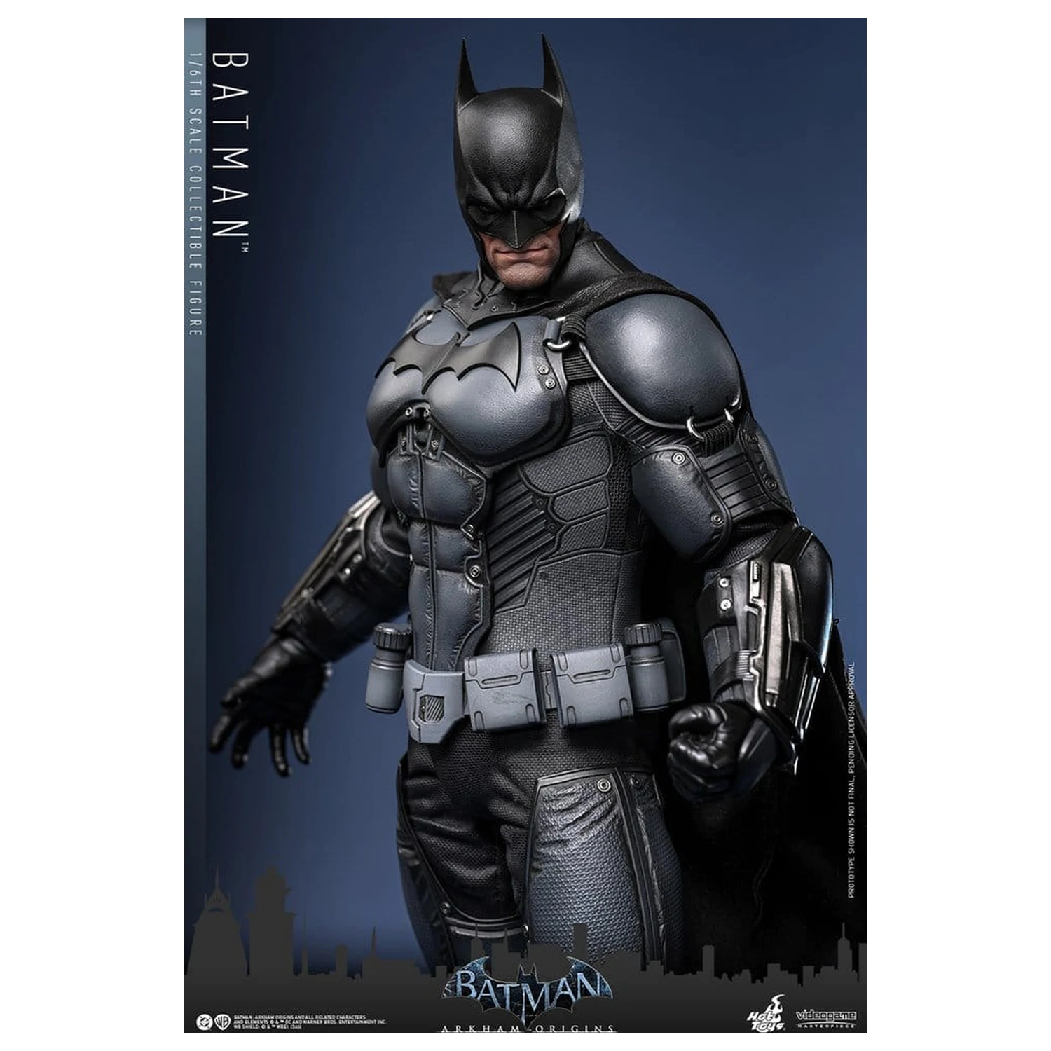 Batman Arkham Origins Videogame Masterpiece 1/6 Batman akciófigura 33 cm termékfotó