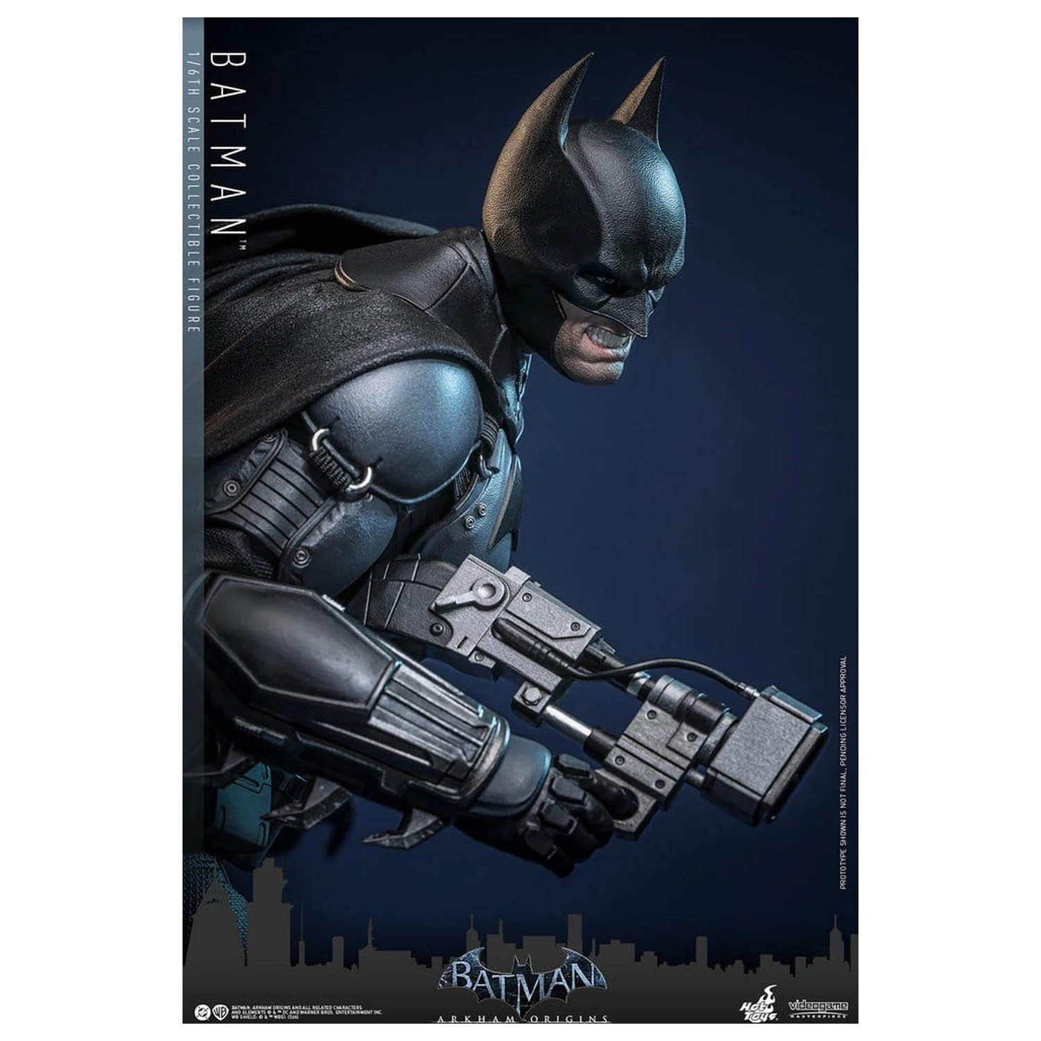 Batman Arkham Origins Videogame Masterpiece 1/6 Batman akciófigura 33 cm termékfotó