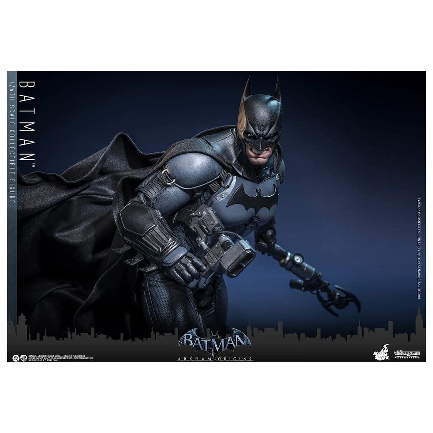 Batman Arkham Origins Videogame Masterpiece 1/6 Batman akciófigura 33 cm termékfotó