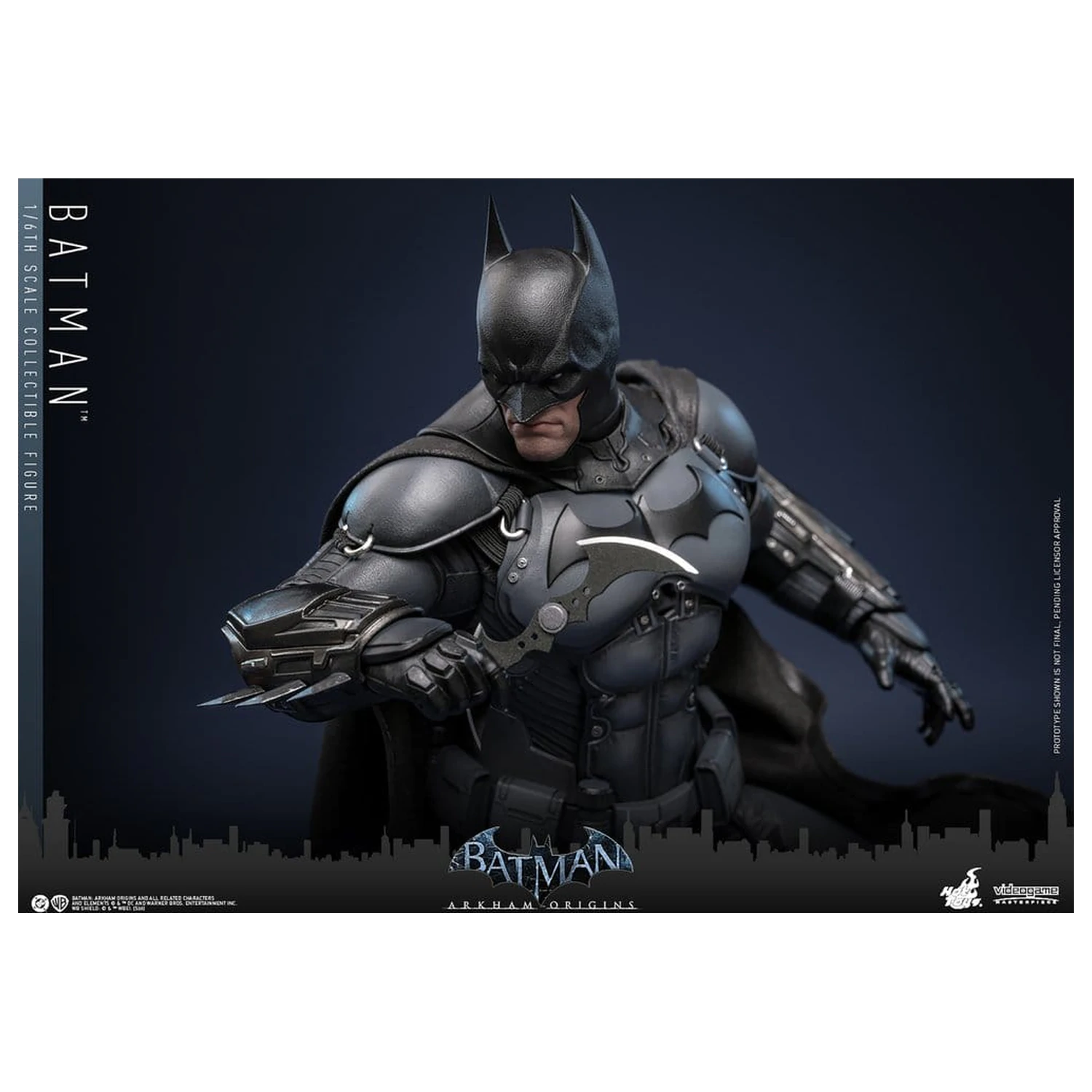 Batman Arkham Origins Videogame Masterpiece 1/6 Batman akciófigura 33 cm termékfotó