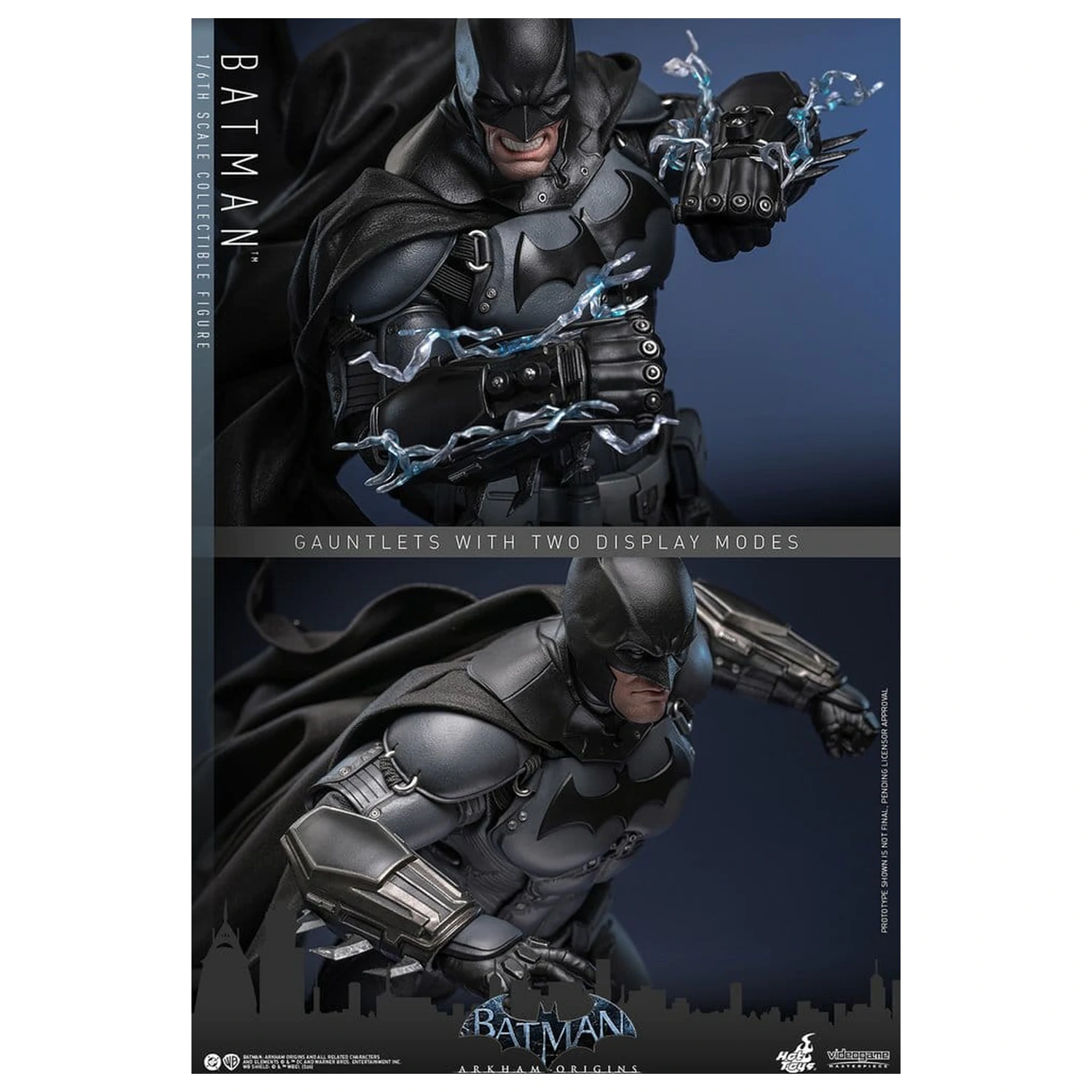 Batman Arkham Origins Videogame Masterpiece 1/6 Batman akciófigura 33 cm termékfotó