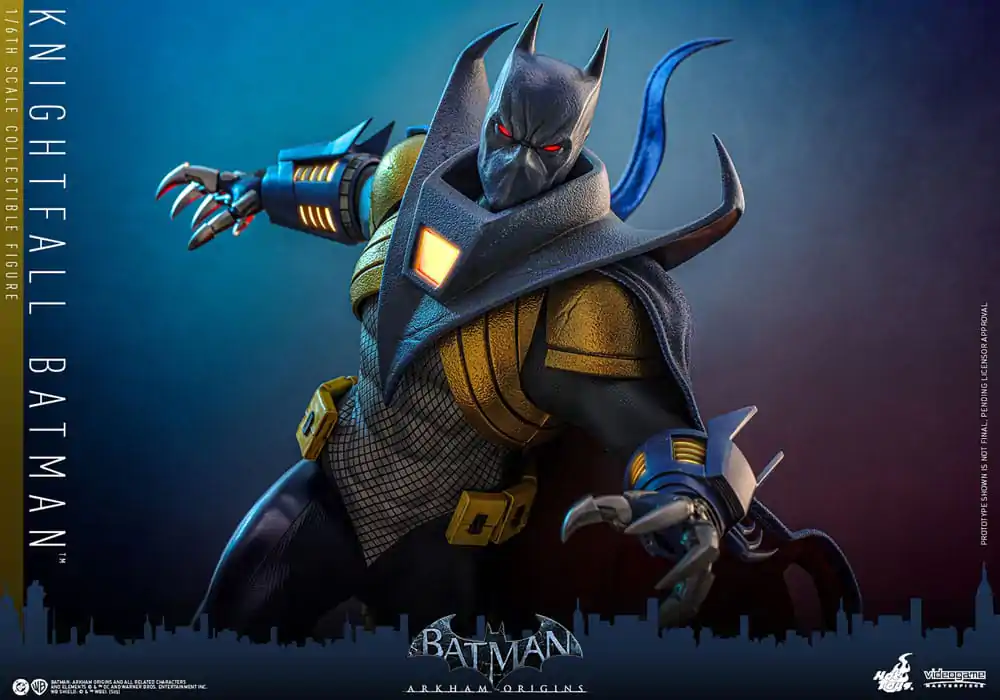 Batman: Arkham Origins Videogame Masterpiece 1/6 Knightfall Batman akciófigura 32 cm termékfotó