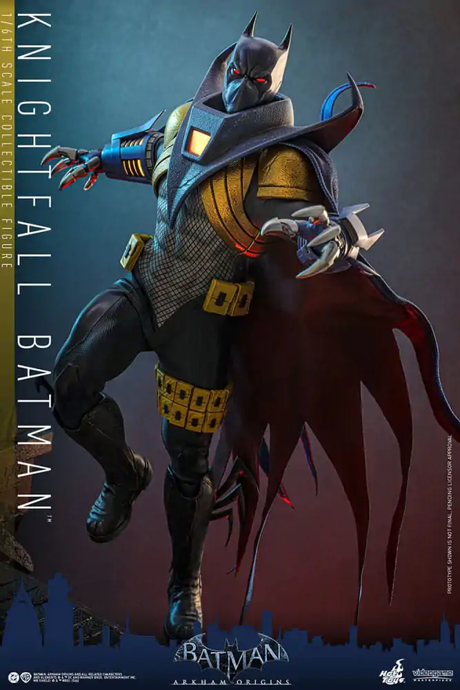Batman: Arkham Origins Videogame Masterpiece 1/6 Knightfall Batman akciófigura 32 cm termékfotó