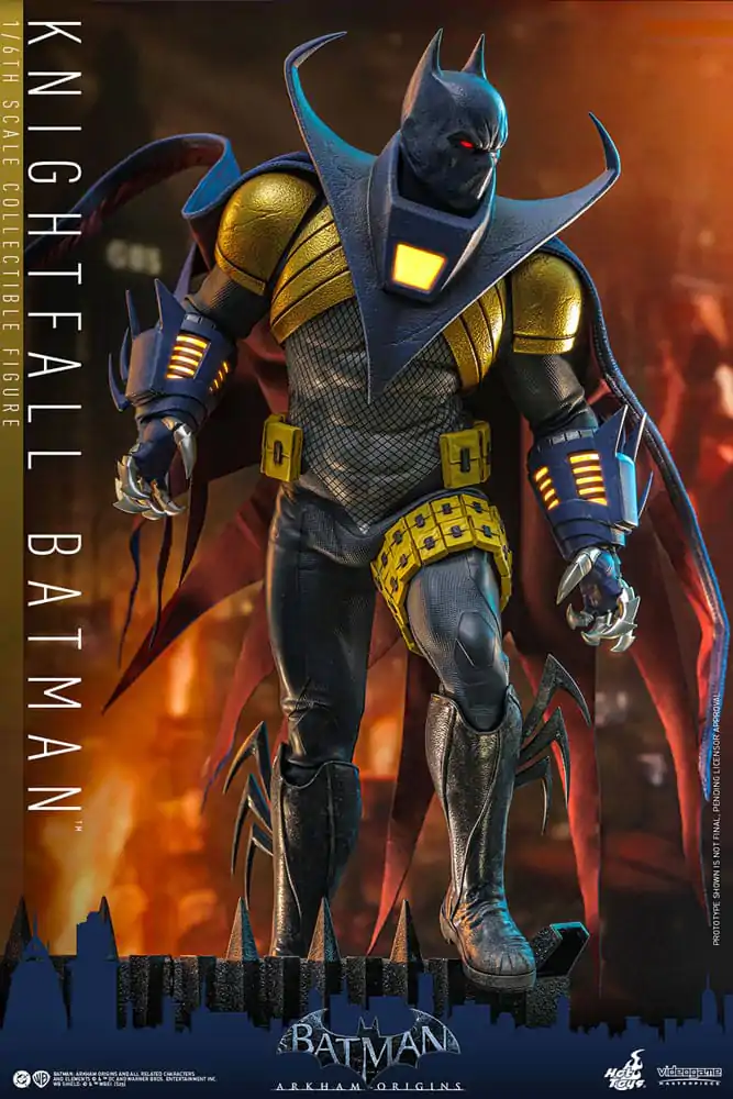 Batman: Arkham Origins Videogame Masterpiece 1/6 Knightfall Batman akciófigura 32 cm termékfotó