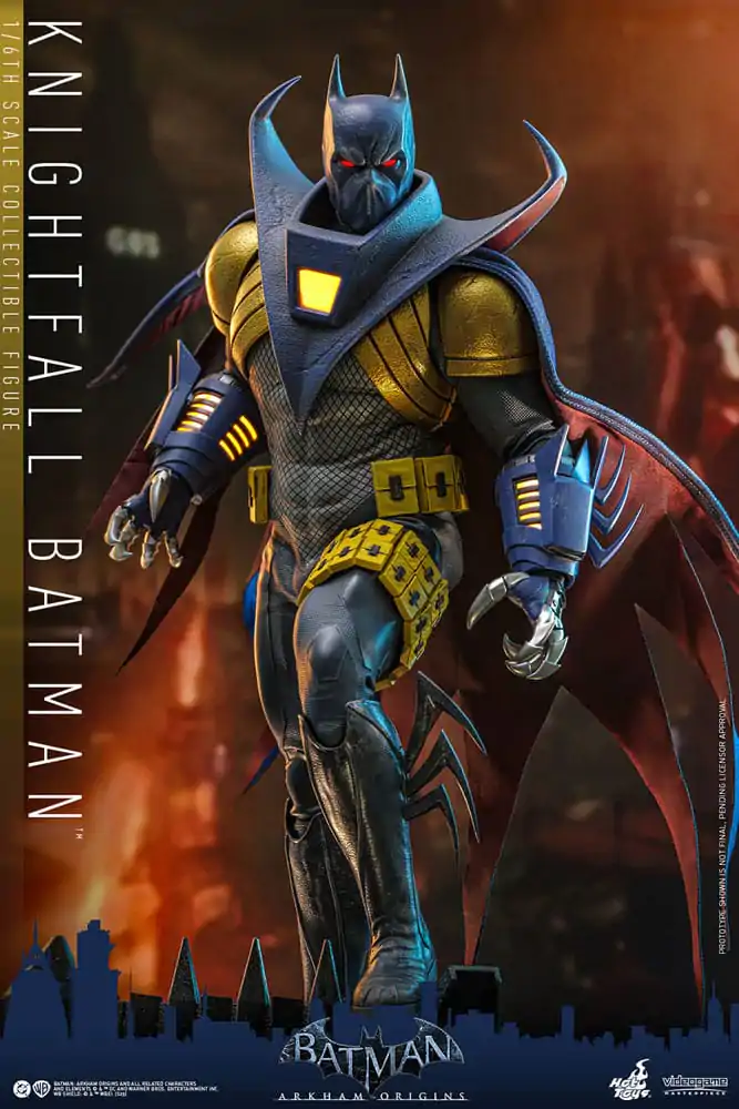 Batman: Arkham Origins Videogame Masterpiece 1/6 Knightfall Batman akciófigura 32 cm termékfotó