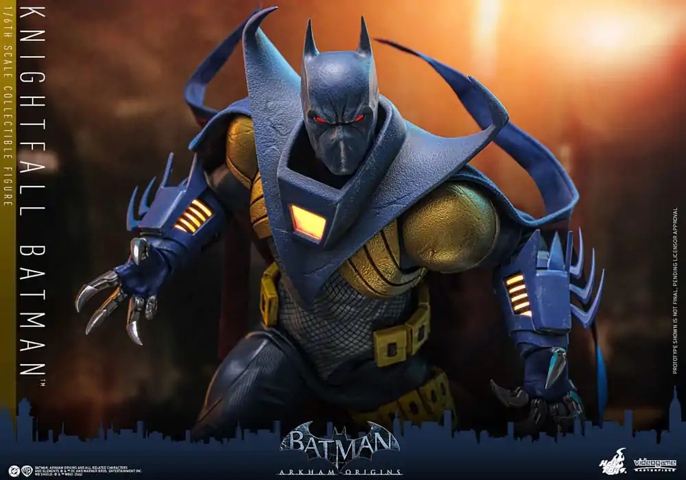 Batman: Arkham Origins Videogame Masterpiece 1/6 Knightfall Batman akciófigura 32 cm termékfotó