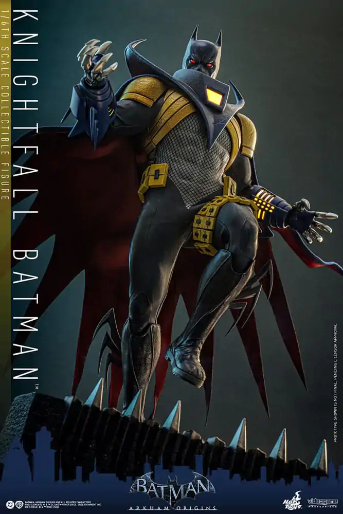 Batman: Arkham Origins Videogame Masterpiece 1/6 Knightfall Batman akciófigura 32 cm termékfotó