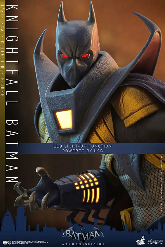 Batman: Arkham Origins Videogame Masterpiece 1/6 Knightfall Batman akciófigura 32 cm termékfotó
