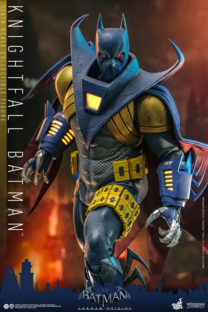 Batman: Arkham Origins Videogame Masterpiece 1/6 Knightfall Batman akciófigura 32 cm termékfotó