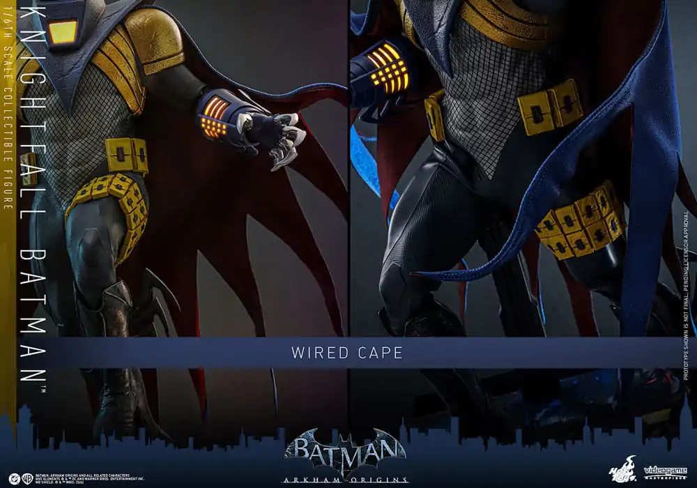 Batman: Arkham Origins Videogame Masterpiece 1/6 Knightfall Batman akciófigura 32 cm termékfotó