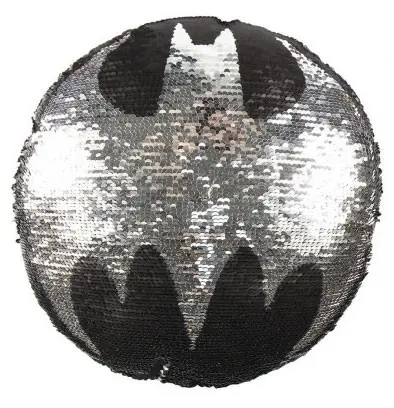 Batman átfordítható flitteres formapárna 30 cm termékfotó