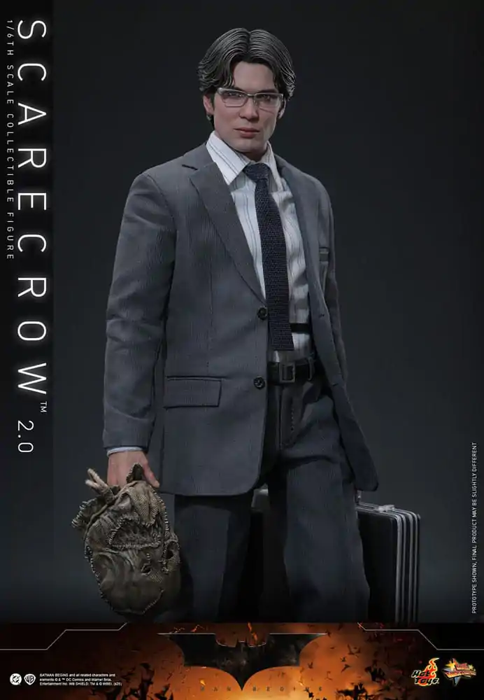 Batman Begins Movie Masterpiece 1/6 Scarecrow 2.0 akciófigura 30 cm termékfotó